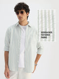 Seersucker: Pine Men Textured Shirts