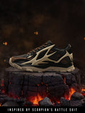 Mortal Kombat: Scorpion Men Low Top Sneakers