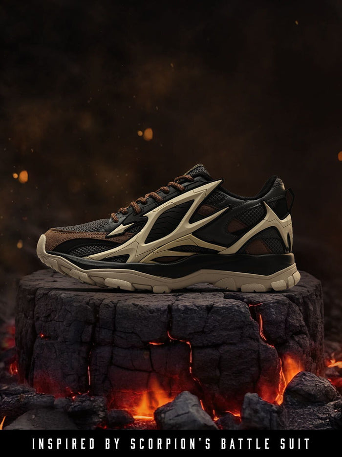 Mortal Kombat: Scorpion Men Low Top Sneakers
