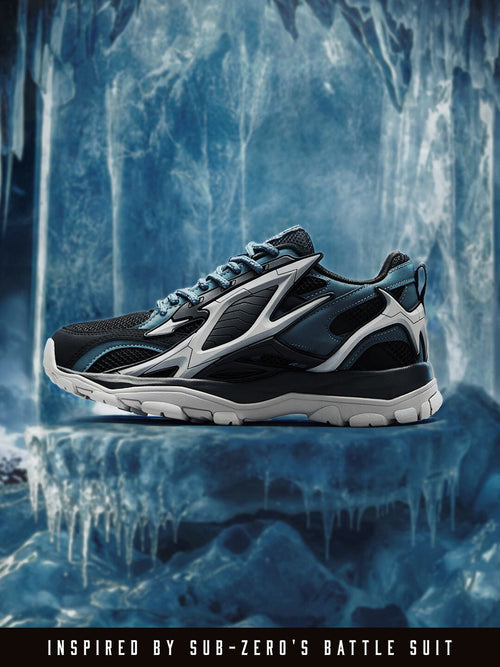 Mortal Kombat: Sub Zero Men Low Top Sneakers