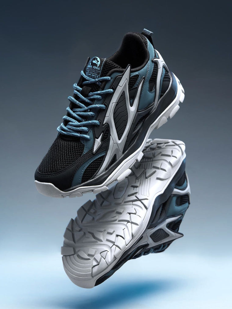 Mortal Kombat: Sub Zero Men Low Top Sneakers