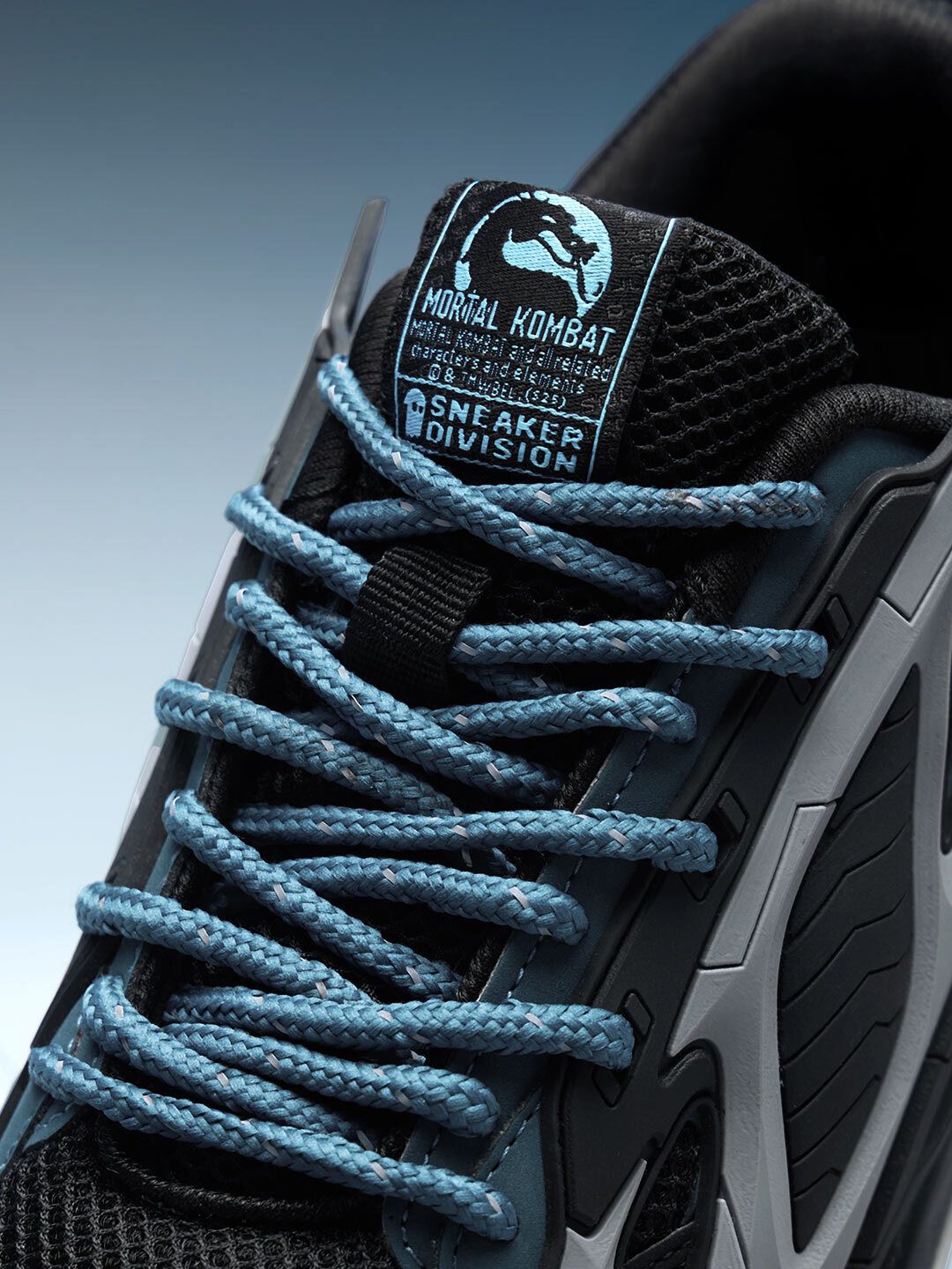 Mortal Kombat: Sub Zero Men Low Top Sneakers