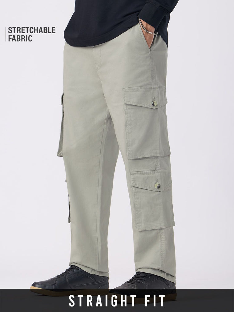 Cargo Pants: Graphite Fade Men Cargo Pants