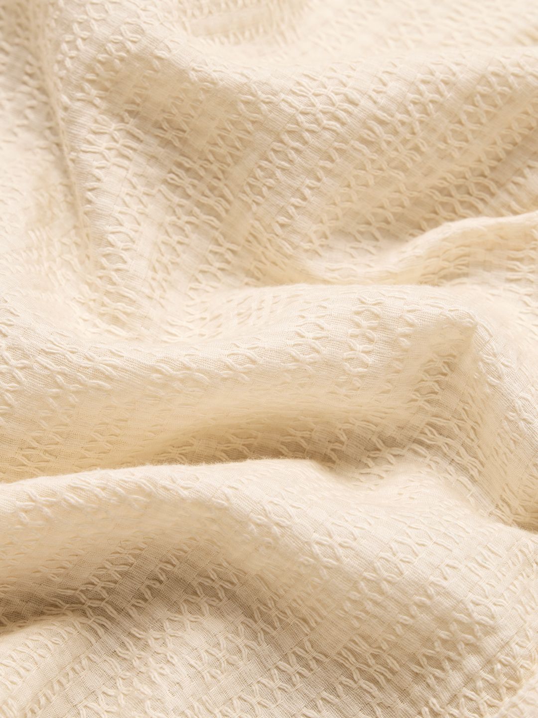 Textured Shirt: Ivory Men Textured Shirts