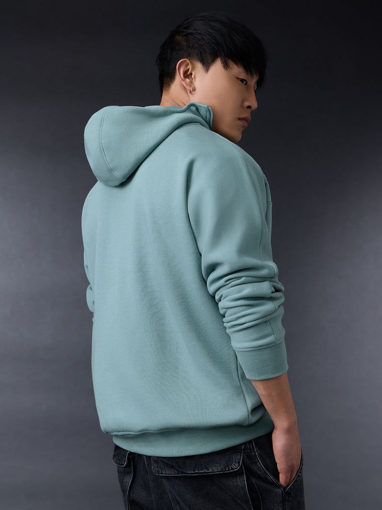 Ninja Cops: Azure Men Oversized Hoodies