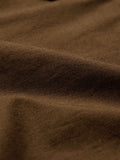 Cotton Linen Shirt: Chestnut Women Relaxed Shirts