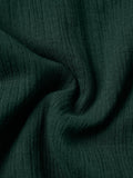 Oversized Solids: Emerald Green Women Oversized Shirts