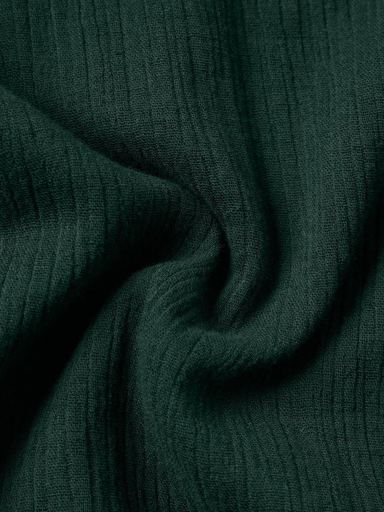 Oversized Solids: Emerald Green Women Oversized Shirts
