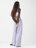 Parachute Pants: Light Purple Women Baggy Pants