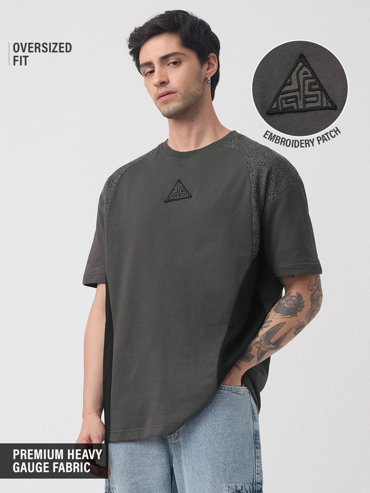 TSS Originals: Aztec Grey Oversized T-Shirts