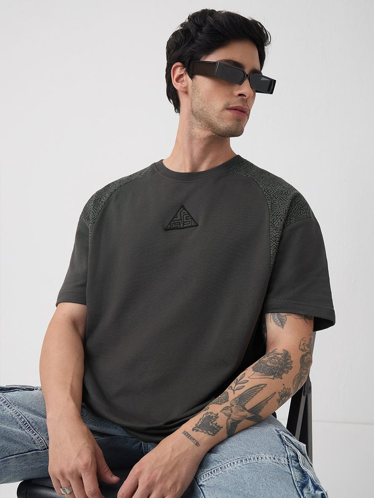 TSS Originals: Aztec Grey Oversized T-Shirts