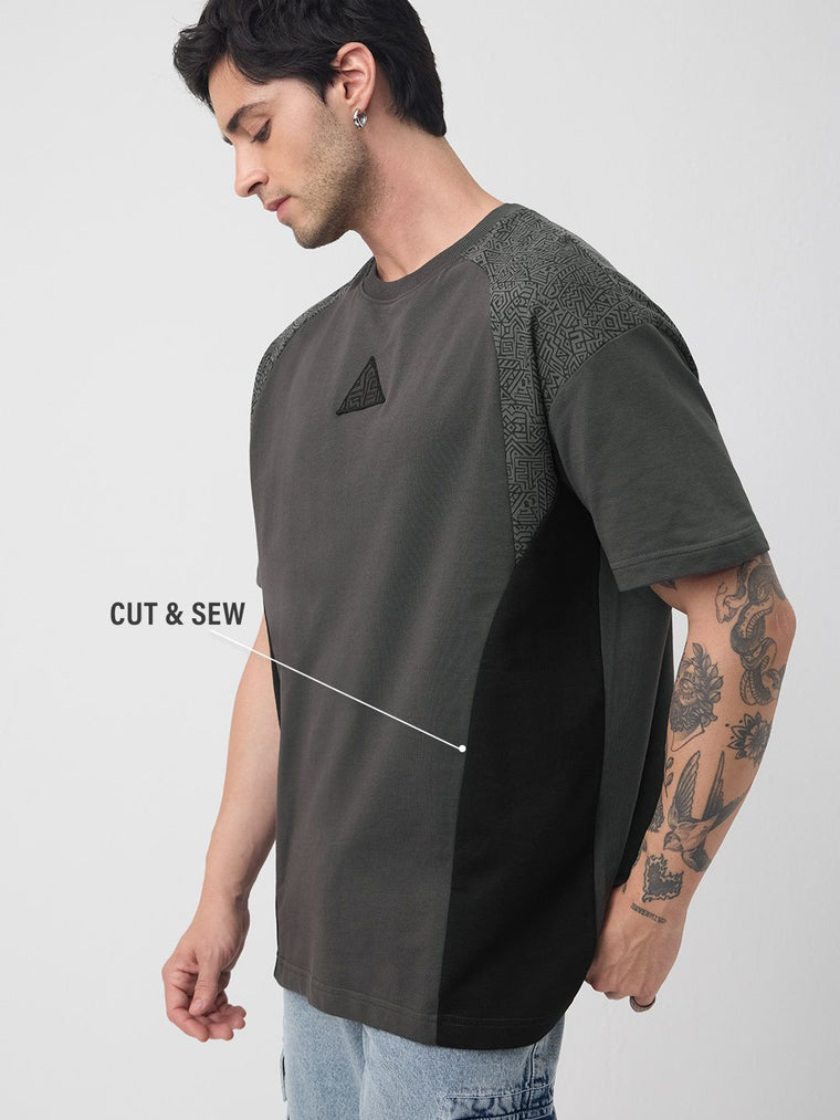 TSS Originals: Aztec Grey Oversized T-Shirts