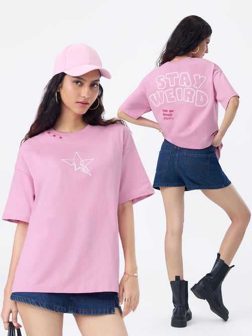 TSS Originals: Stay Weird Women Oversized T-Shirts