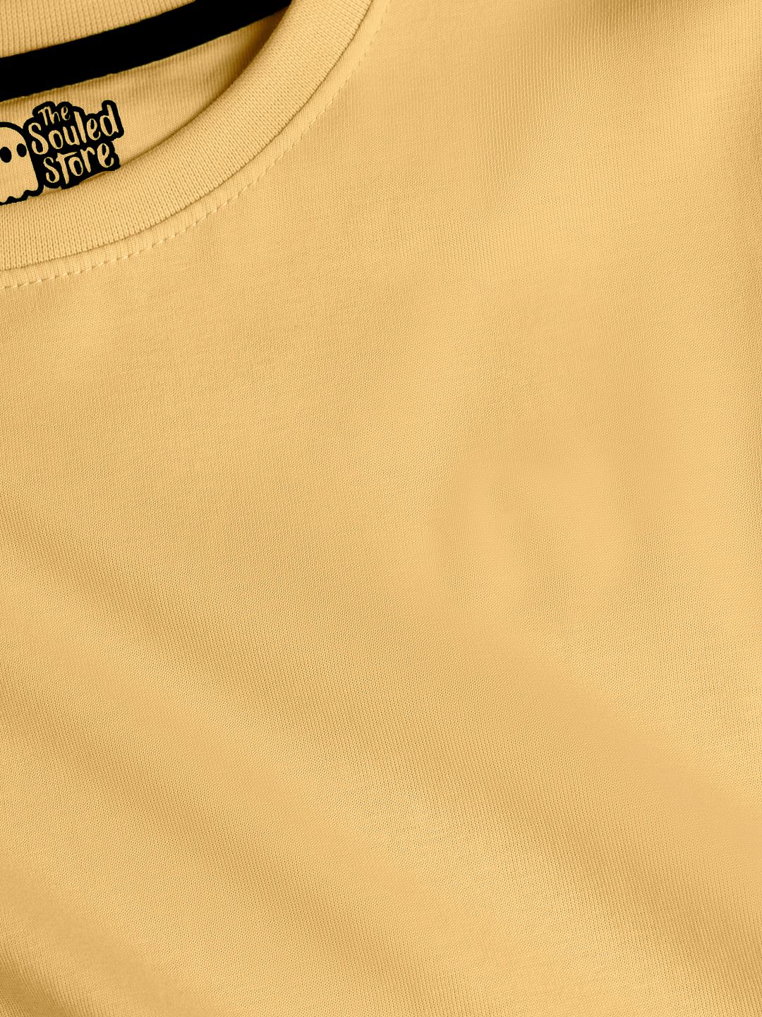 Solids: Butter Young Boys Cotton T-Shirts (8-14 Yrs)