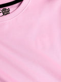 Solids: Pink Girls Cotton T-Shirts (2-8 Yrs)