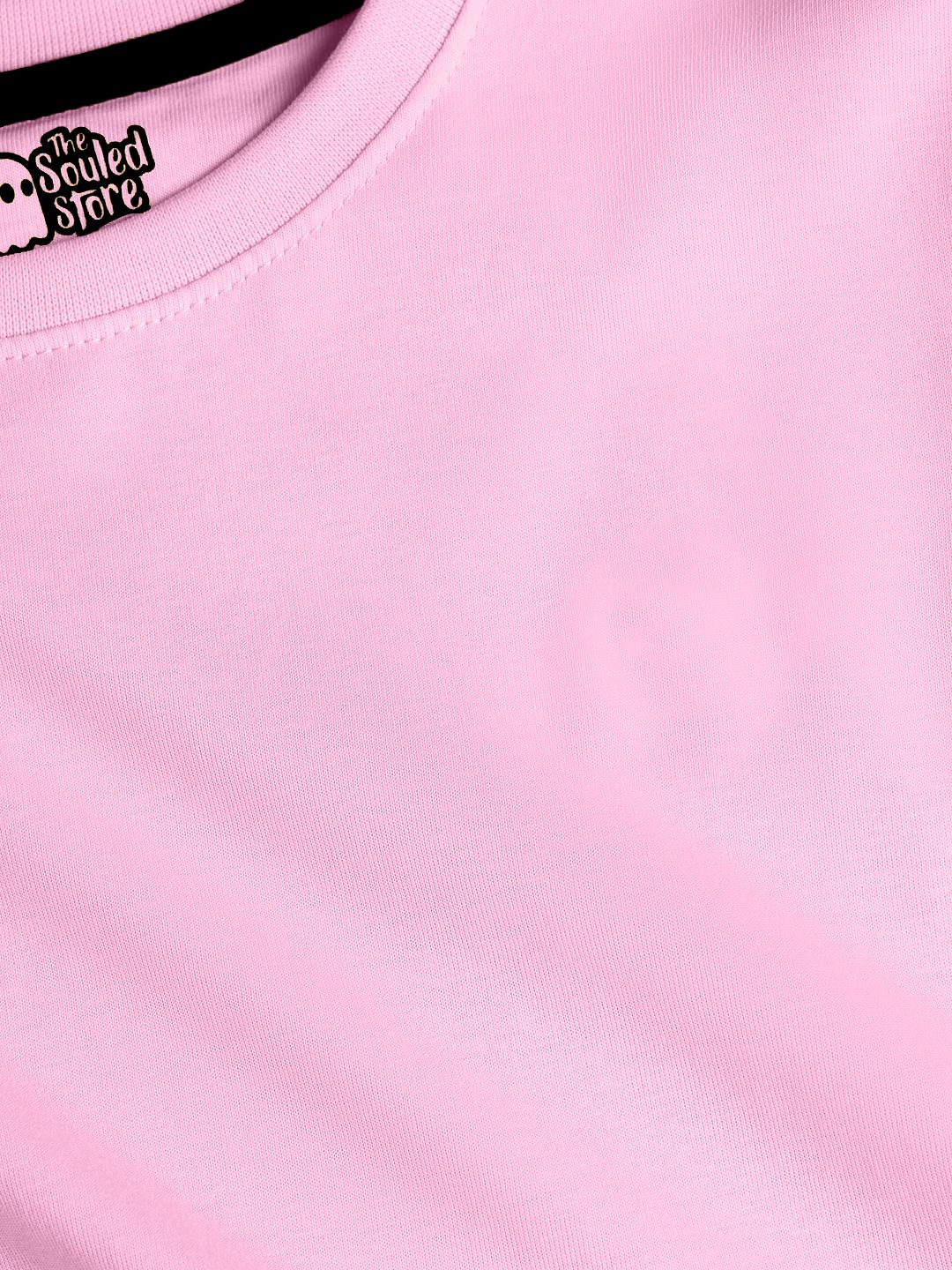 Solids: Pink Girls Cotton T-Shirts (2-8 Yrs)