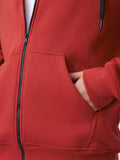 Oversized Hoodie: Blazing Red Men Oversized Hoodies