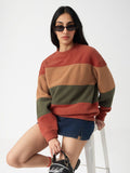 Polar Fleece Sweatshirt: Tranquil Women Oversized Sweatshirts