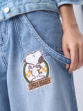 Peanuts: Racing Club Women Baggy Denims