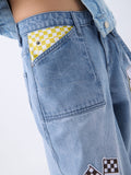 Peanuts: Racing Club Women Baggy Denims