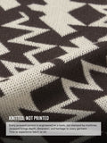 Jacquard Polo: Brown Oversized Polos