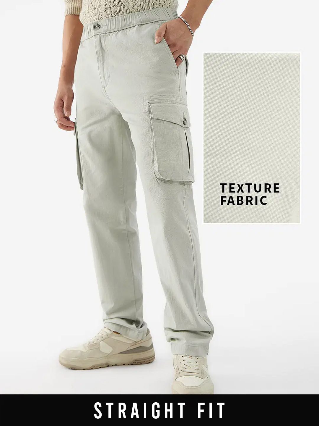 TSS Originals: Square Grey Men Cargo Pants