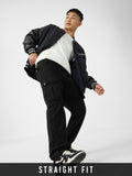 Solids: Black Men Cargo Pants