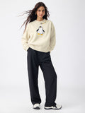 Polar Fleece Sweatshirt: Penguin Women Oversized Sweatshirts