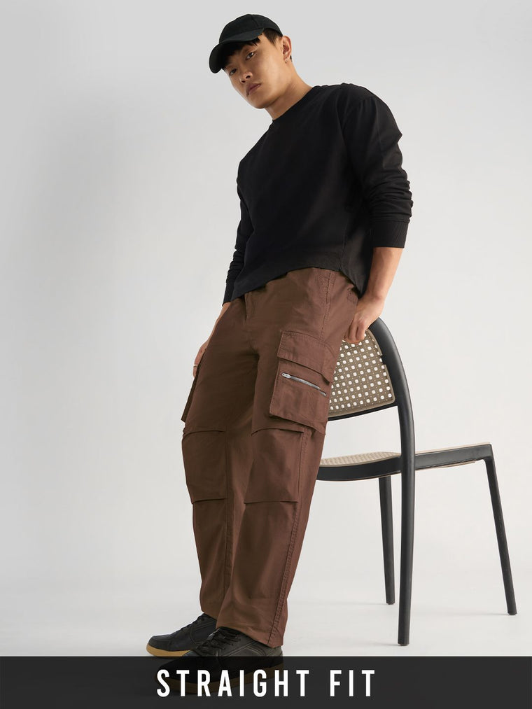 Parachute Pants: Macchiato Men Parachute Pants