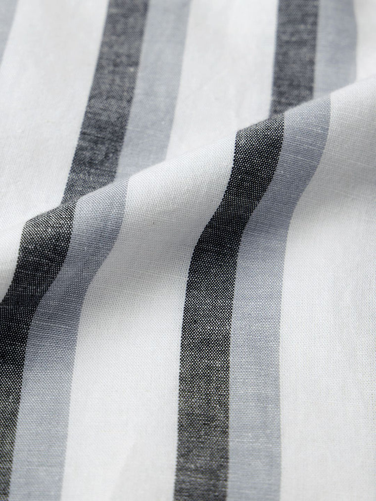 Cotton Linen Stripes: Mystique Cotton Linen Shirts