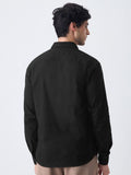 Cotton Linen: Soft Black Cotton Linen Shirts