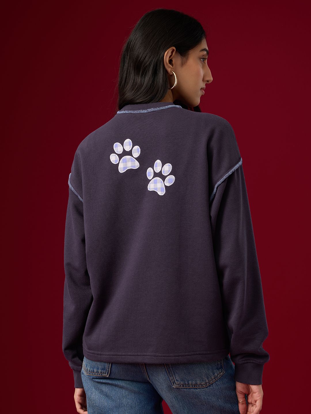 TSS Originals: Cat Lady Women Oversized Sweatshirts