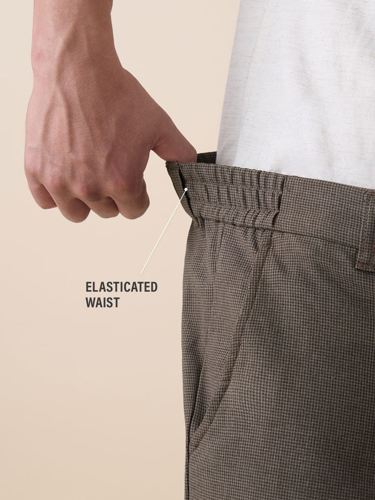 Super Pants: Latte (Classic Fit) Men Super Flex Pants