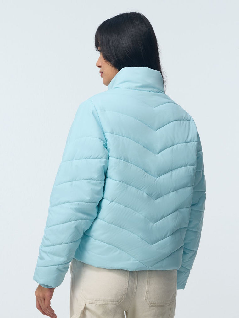 Puffer Jacket: Hearts Women Puffer Jackets