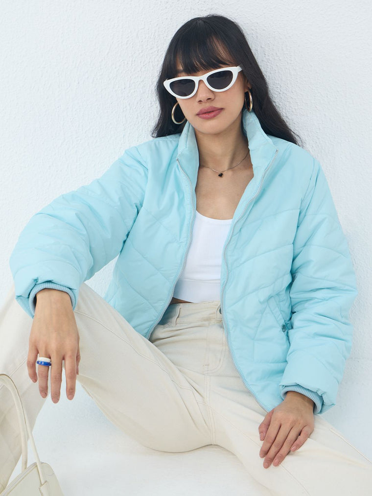 Puffer Jacket: Hearts Women Puffer Jackets