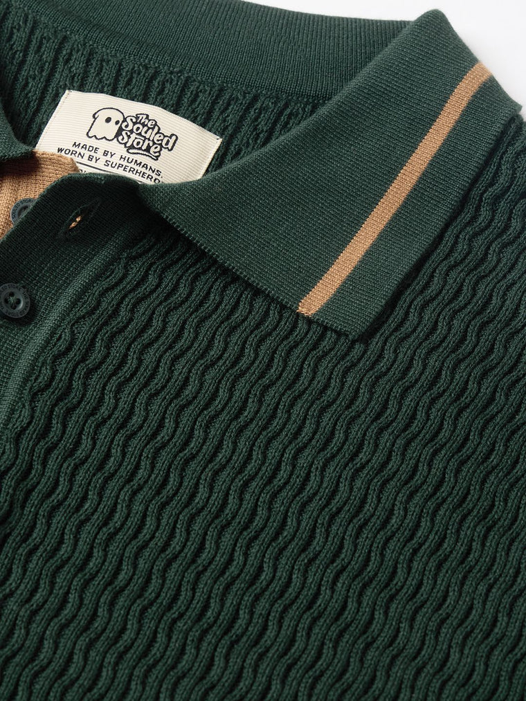 Textured Flat Knit: Pinecrest Classic Polos