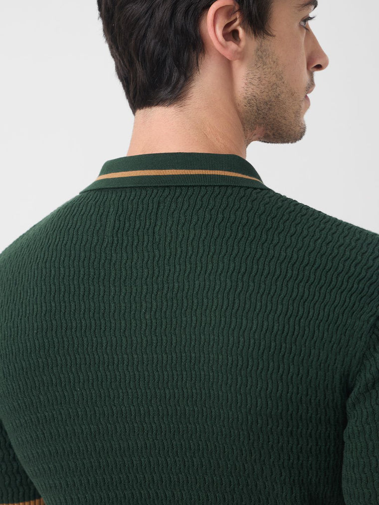 Textured Flat Knit: Pinecrest Classic Polos