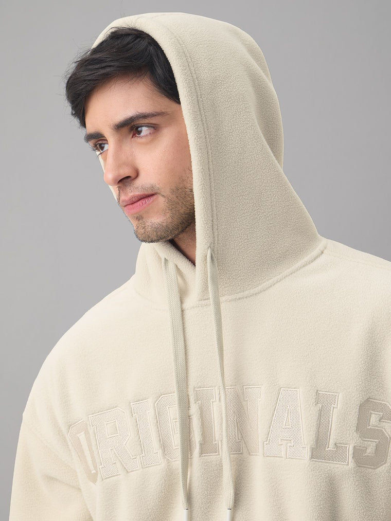 Oversized Hoodie: CrÃ¨me Men Oversized Hoodies