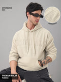 Oversized Hoodie: CrÃ¨me Men Oversized Hoodies