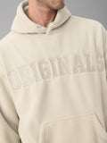 Oversized Hoodie: CrÃ¨me Men Oversized Hoodies