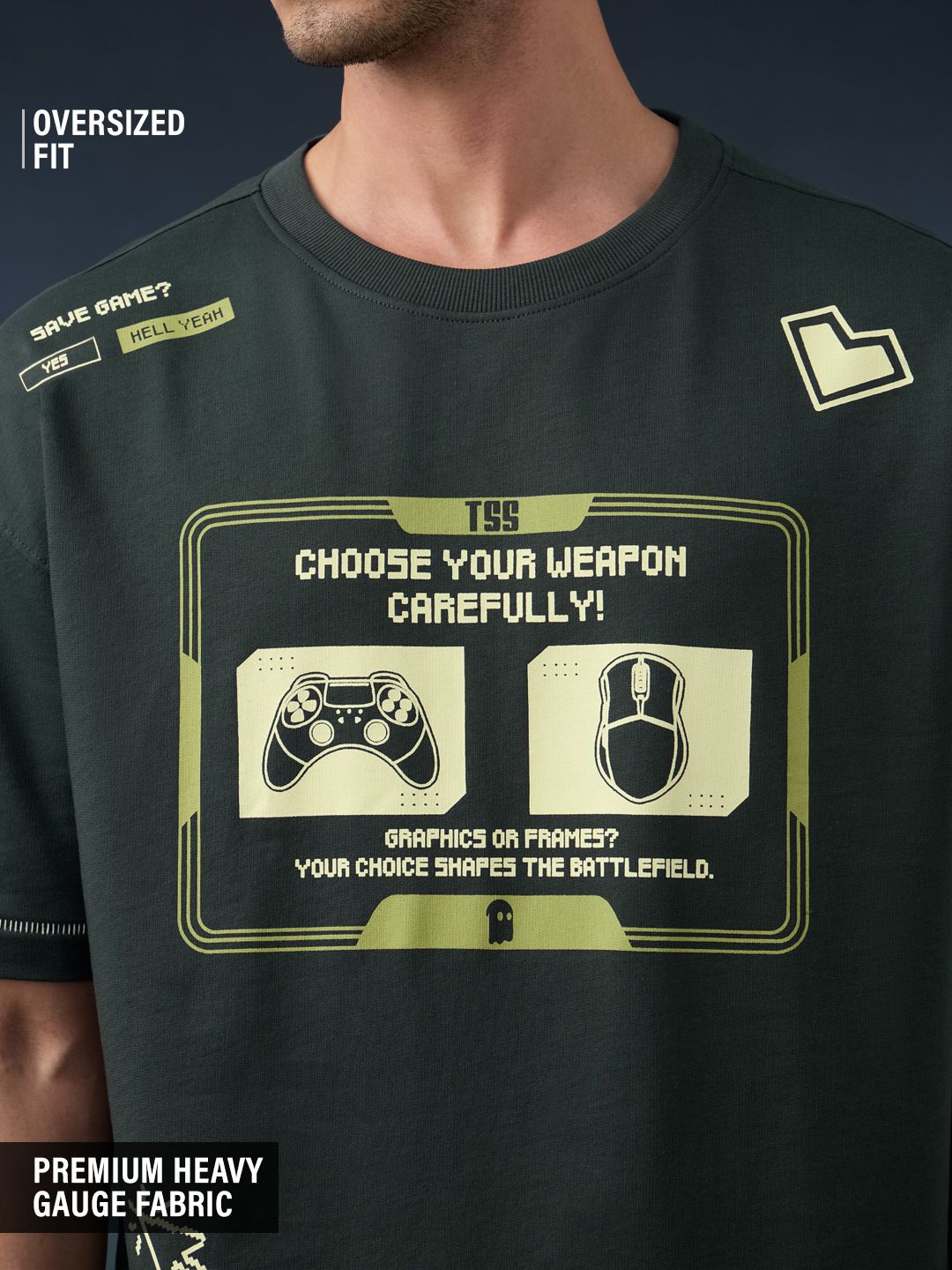 Battlemode Oversized T-Shirts