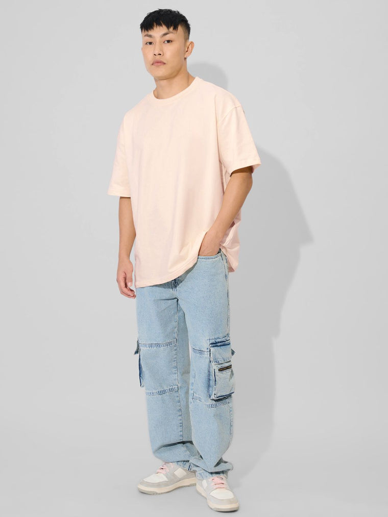 Oversized: Coral Oversized T-Shirts