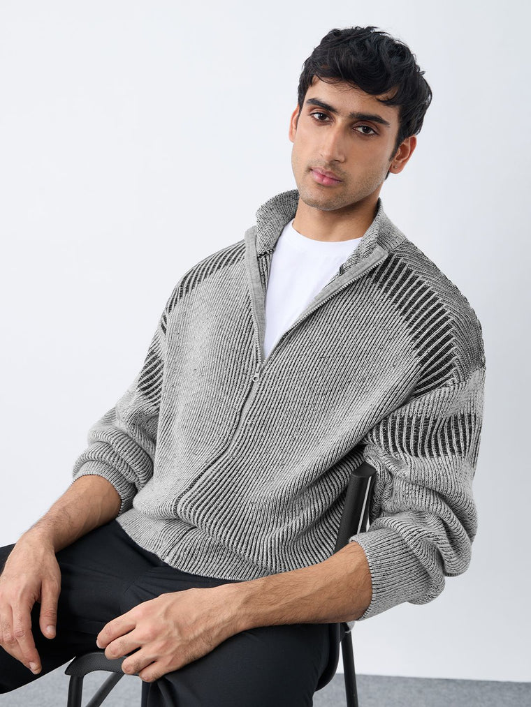 Zipper Sweater: Alpine Oversized Pullovers
