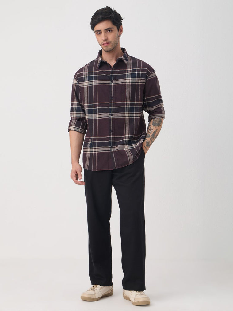 Plaid Shirt: Canvas Men Relaxed Shirts