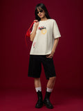 S.W.SMILEY: Desi Smiley Women Oversized T-Shirts