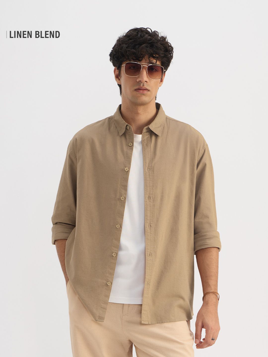 Cotton Linen: Dusty Roads Cotton Linen Shirts