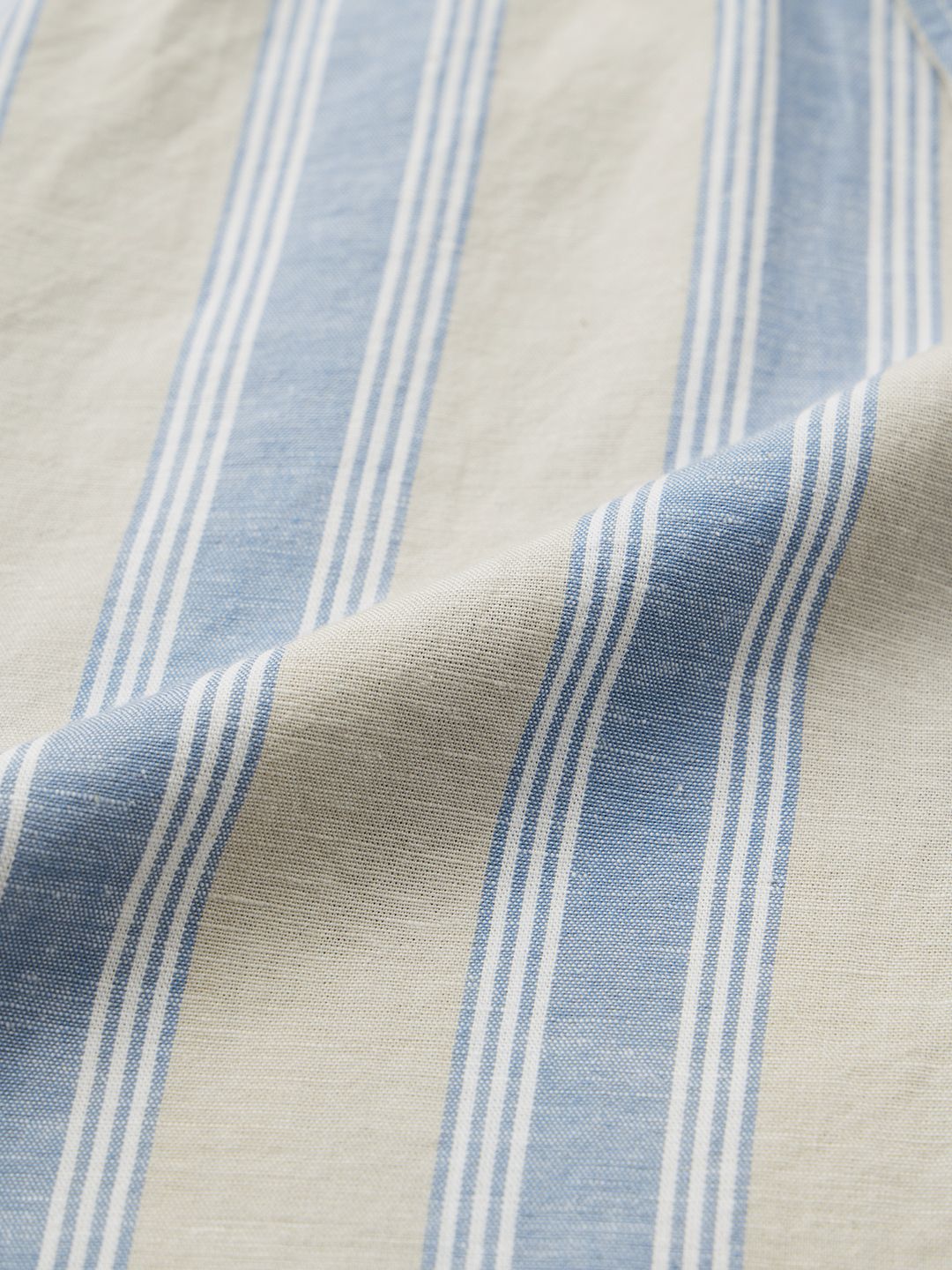 Cotton Linen Stripes: Ridge Cotton Linen Shirts