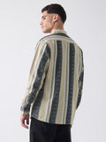 Jacquard: Sandstone Men Textured Shirts