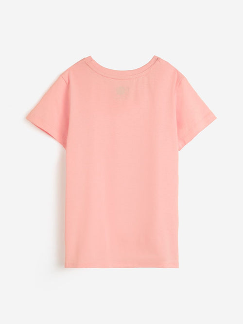 Solids: Biscuit Young Girls Cotton T-Shirts (8-14 Yrs)