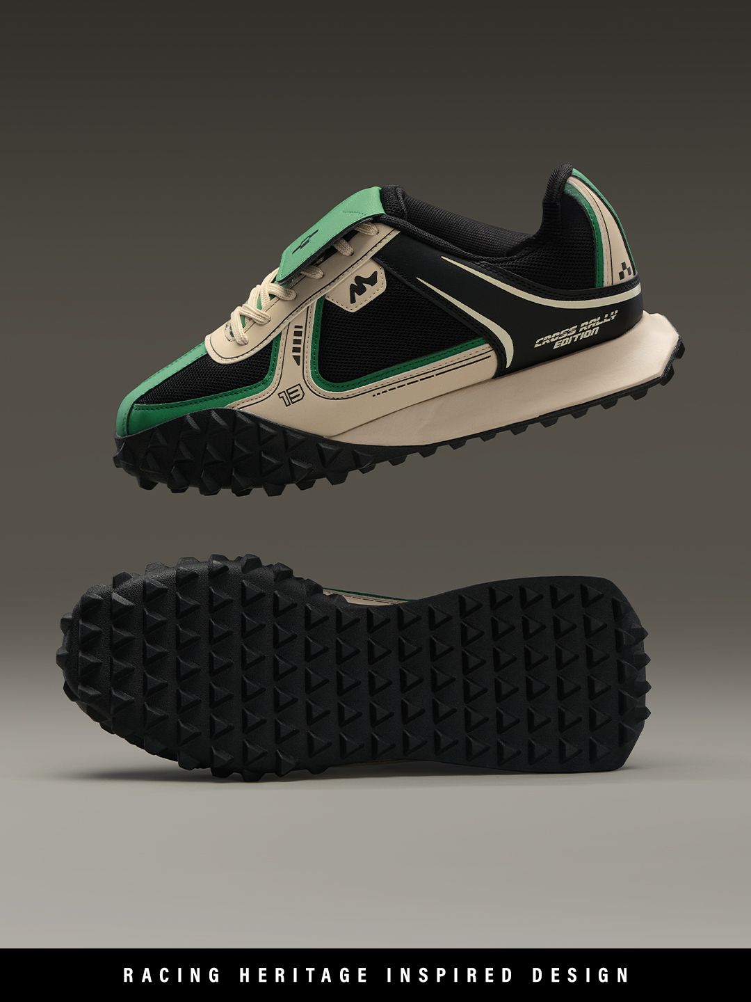 Velocity: Emerald Men Low Top Sneakers